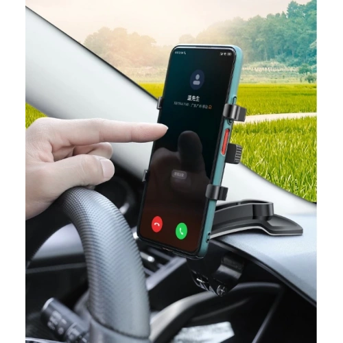 Araba Gösterge Üstüne Takılan 360 Oynar Başlıklı Telefon Tutucu (5365)