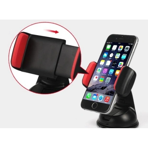 Araç İçi Torpido ve Cam Vakumlu Kısa Boy Telefon Tutucu (5365)