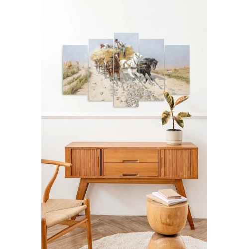 At Arabası 5 Parçalı Mdf Tablo 60 x 100