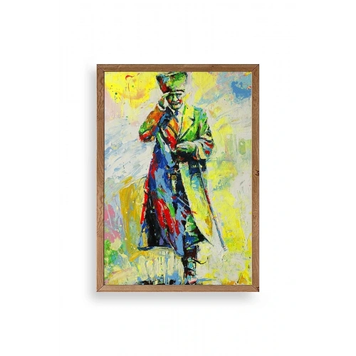 Atatürk Ahşap Çerçeveli Tablo 17 x 23
