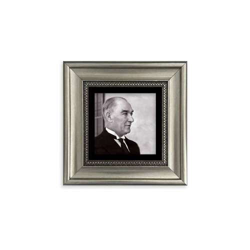 Atatürk Çerçeveli Taş Tablo 20 cm