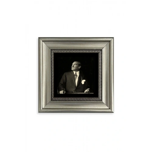 Atatürk Çerçeveli Taş Tablo 20 cm
