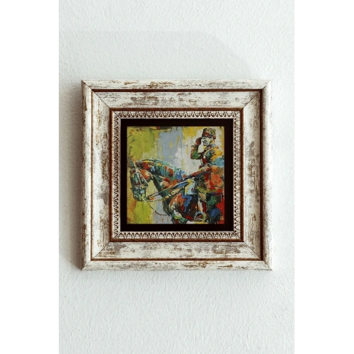 Atatürk Çerçeveli Taş Tablo , Çerçeveli Taş Duvar Dekoru-enkcrcvtbl-00127 20 cm