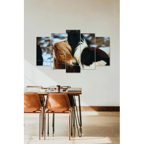 Atlar 5 Parçalı Mdf Tablo 60 x 100