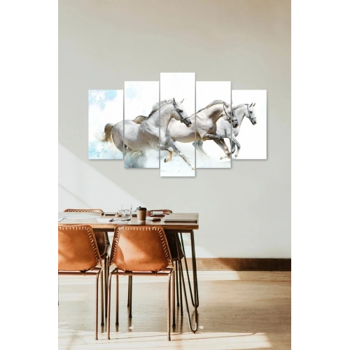 Atlar 5 Parçalı Mdf Tablo 60 x 100