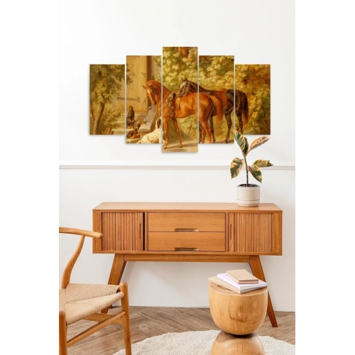 Atlar 5 Parçalı Mdf Tablo 60 x 100