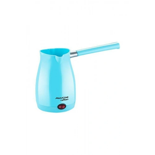 AWOX CAFFEEN  MAVİ  ELEKTRİKLİ CEZVE  TÜRK KAHVESİ  MAKİNESİ  PLASTİK   ÇİFT AĞIZ   0.4LT - 5 FİNCAN   1000W (5365)