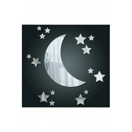 Ay Yıldız Desen Duvar Dekoru