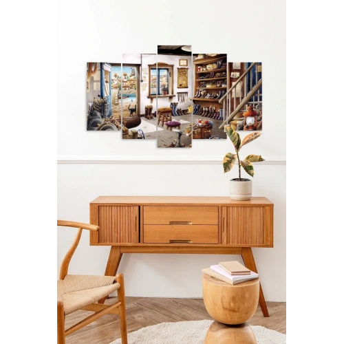 Ayakkabı Tamircisi 5 Parçalı Mdf Tablo 60 x 100