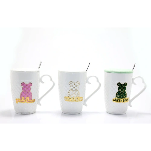 Bear Design Porcelain Mug