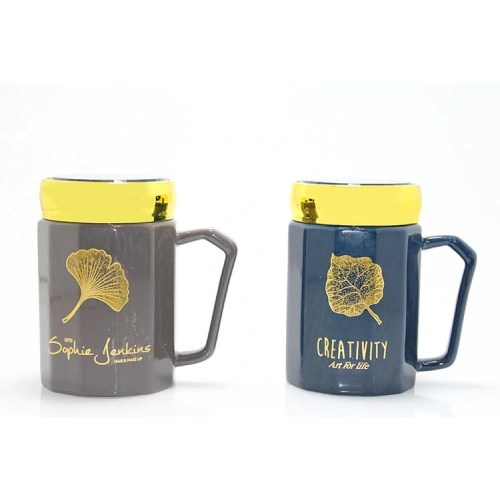 Mirror Covered Porcelain Cup