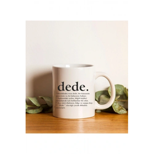 Babalar Günü Için Dede Baskılı Kupa Kp0009