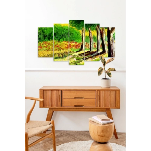 Bahçe 5 Parçalı Mdf Tablo 60 x 100