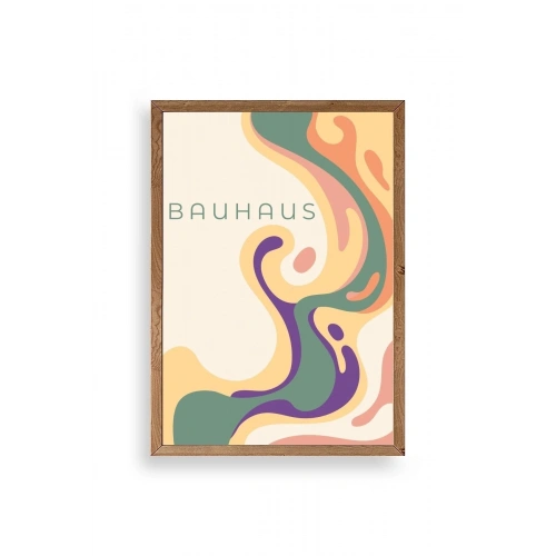 Bauhaus Ahşap Çerçeveli Tablo 23 x 30