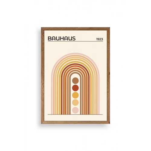 Bauhaus Ahşap Çerçeveli Tablo 30 x 42