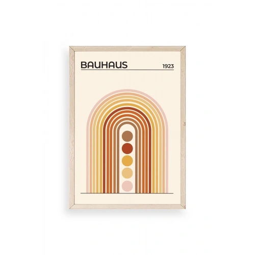 Bauhaus Ahşap Çerçeveli Tablo 30 x 42