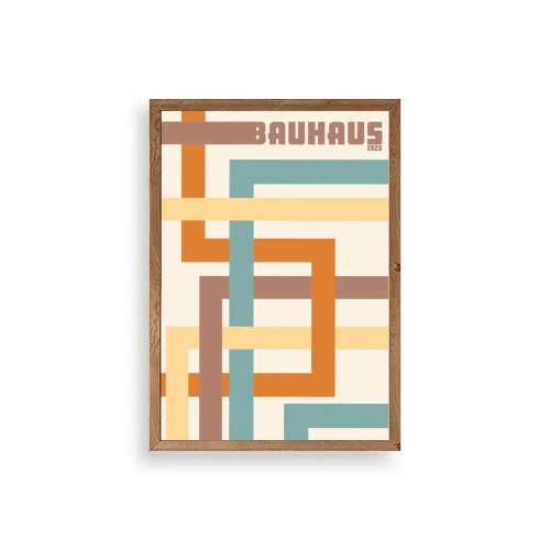 Bauhaus Ahşap Çerçeveli Tablo 30 x 42