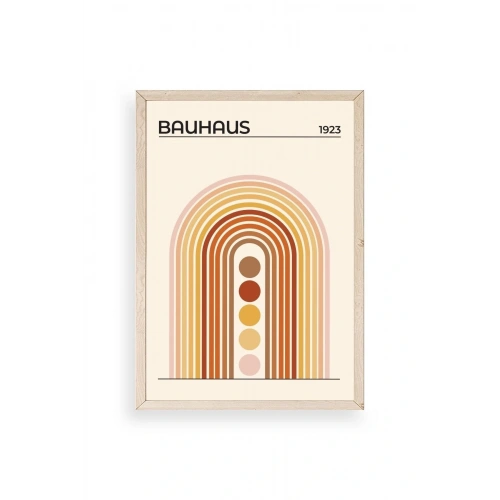 Bauhaus Ahşap Çerçeveli Tablo 30 x 42