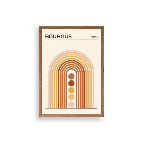 Bauhaus Ahşap Çerçeveli Tablo 50 x 70