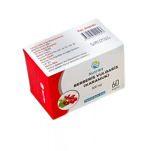 Berberis Vulgaris (karamuk) 500 Mg 60 Kapsül