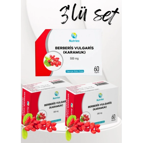 Berberis Vulgaris Takviye Edici Gıda 60’lı – 3’lü Ekonomik Set