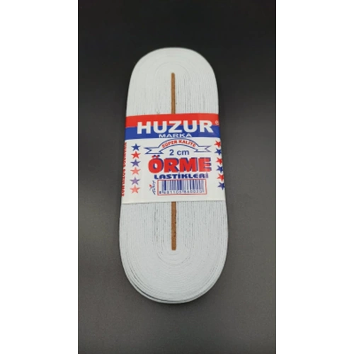 BEYAZ - 2CM PAÇA LASTİK YASSI GENİŞ 10MT (5365)