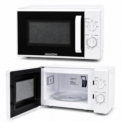 Beyaz Mikrodalga Fırın - Klasik Ön Panel - 20 Litre Kapasite