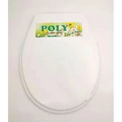 BEYAZ YUMUŞAK KLOZET KAPAK BÜYÜK PUF (5365)