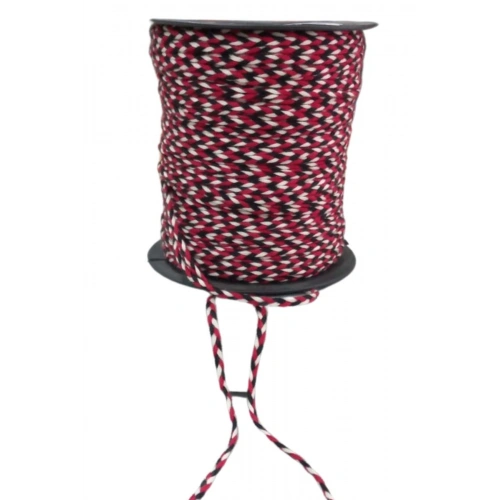 Bileklik İpi, Hediye Paketleme İpi, Şans, Bereket, Aşk, Şifa, Güç 5 Mm Pamuk  5 Metre Kırmızı