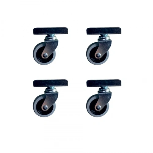 Bilyalı Teker 20x50 Gri 18mm 4 Adet