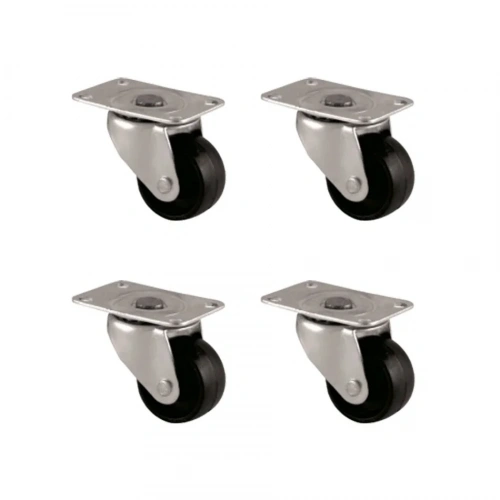 Bilyalı Teker 32mm Siyah 4 Adet