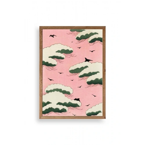 Bitjutsi Sekai Ahşap Çerçeveli Tablo 50 x 70