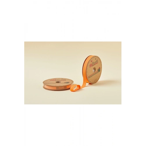 Biye Koton Katlı D15 Turuncu 2 Cm 25 Metre %65 Koton %35 Polyester