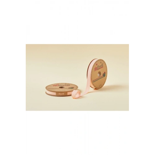 Biye Koton Katlı D45 Somon 2 cm 25 Metre %65 Koton %35 Polyester