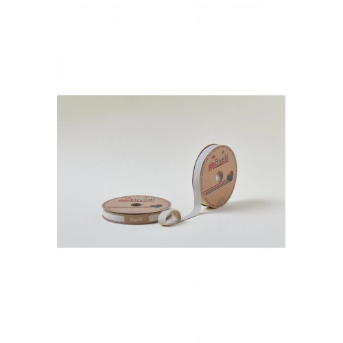 Biye Koton Katlı D48 Açık Bej 2 cm 25 Metre %65 Koton %35 Polyester