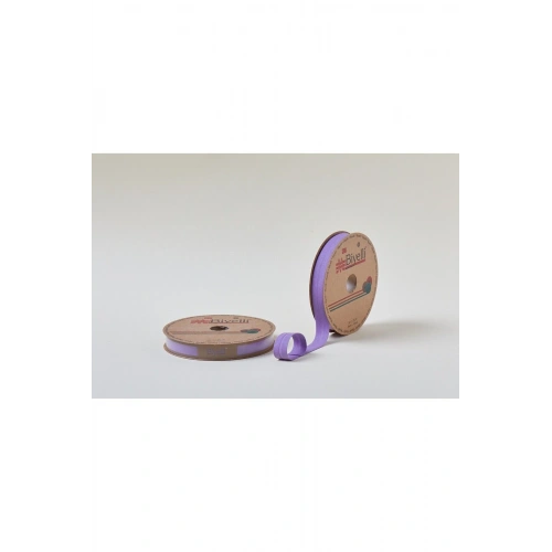 Biye Koton Katlı D51 Açık Mor 2 Cm 25 Metre %65 Koton %35 Polyester