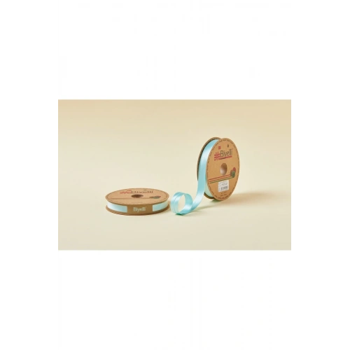 Biye Saten Katlı 010 Mint Yeşili 2 cm 25 Metre %100 Polyester