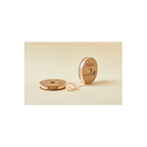 Biye Saten Katlı 013 Somon 2 Cm 25 Metre %100 Polyester