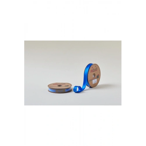 Biye Saten Katlı 020 Saks 2 cm 25 Metre %100 Polyester