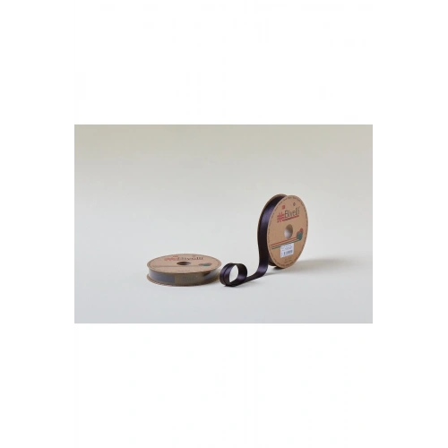 Biye Saten Katlı 023 Koyu Kahve 2 Cm 25 Metre %100 Polyester