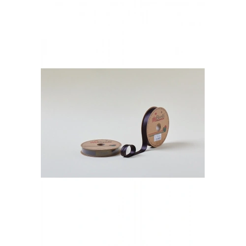 Biye Saten Katlı 023 Koyu Kahve 2 cm 25 Metre %100 Polyester