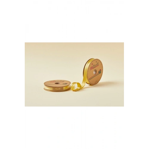 Biye Saten Katlı 037 Gold 2 Cm 25 Metre %100 Polyester