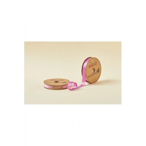 Biye Saten Katlı 053 Koyu Pembe 2 Cm 25 Metre %100 Polyester