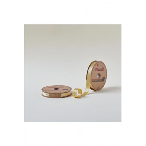 Biye Saten Katlı 055 Gold 2 cm 25 Metre %100 Polyester