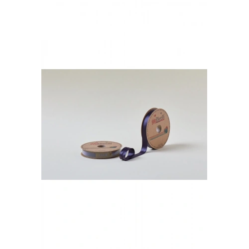 Biye Saten Katlı 071 Koyu Füme 2 cm 25 Metre %100 Polyester