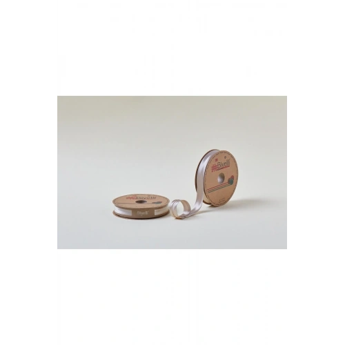 Biye Saten Katlı 089 Açık Taş 2 cm 25 Metre %100 Polyester