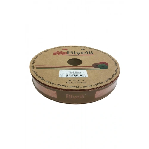 Biye Simli Katlı 301 2 cm 25 Metre %50 Simli % 50 Polyester