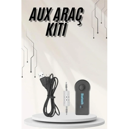 Bluetooth Araç Kiti Siyah 1 Adet Telefon Uyumlu