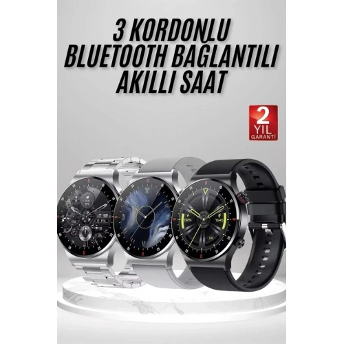 Bluetooth Bağlantılı Akıllı Saat 1 Adet Amoled Ekran İle