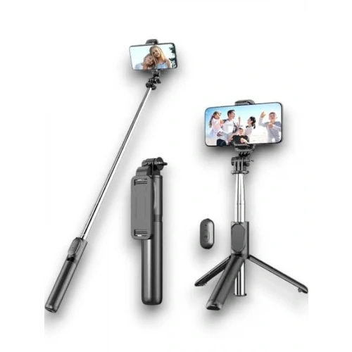 Bluetooth Destekli Uzaktan Kumandalı Selfie Çubuğu 680mm